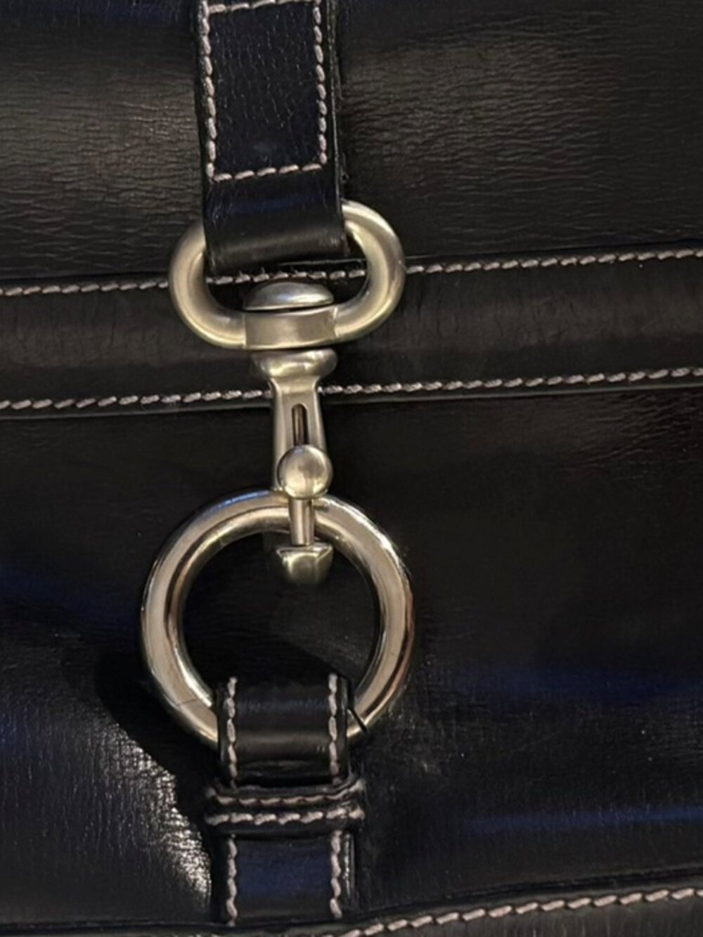 MARC JACOBS BLACK LEATHER BAG - Picture 9 of 12